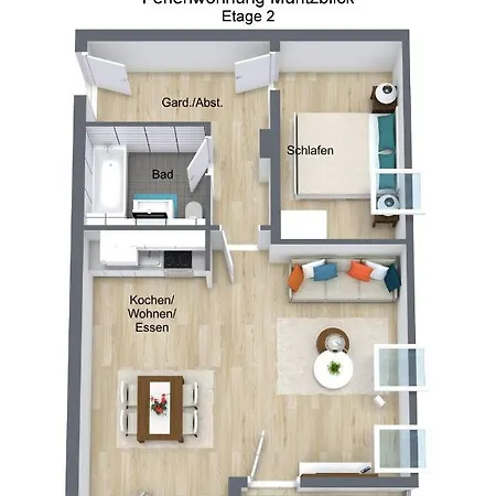 2-zi-ferienwohnung-mueritzblick-direkt-am-seeufer-perfekte-lage-barrierefrei Apartmán Waren (Mueritz)